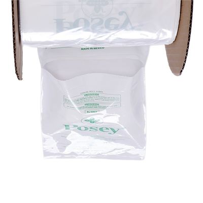 LDPE 透明なプラスチック プリオープンポリバッグ ロールサイド ガセット 衣類用のオートバッグ