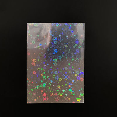 カスタム クリア ホログラフィックカード 保護袖 66x91mm スポーツカード プラスチック袖