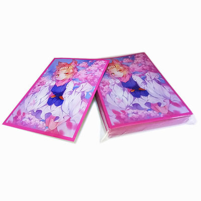透明 カスタマイズされたプラスチックMTG カード袖 TCG Yugioh トレーディングカード保護具