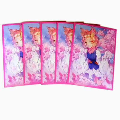 透明 カスタマイズされたプラスチックMTG カード袖 TCG Yugioh トレーディングカード保護具