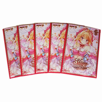 テーブルの上 プラスチック アニメゲーム カード 保護 袖 サイズ プリント ロゴ