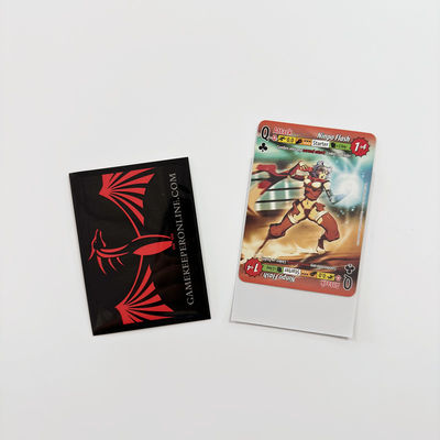 輝くマットゲーム カスタムカード保護袖 50 / 60 / 100pcs パックごとに