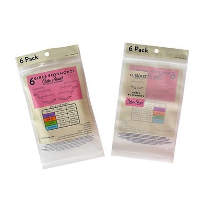 PET / CPP カスタム印刷 シープロック バッグ 服用靴用プラスチック包装バッグ