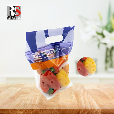 CPP OPP ポリエチレン 微孔式 Zip Lock プラスチック袋 新鮮な野菜