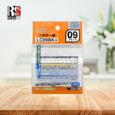 食品 スナック 梱包 スタンドアップ 袋 使い捨て OPP ポリプラスチック ヘッダー バッグ