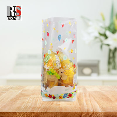 透明なパッケージング プラスチックBOPPブロック 食品用の底袋 オーダーメイドロゴ