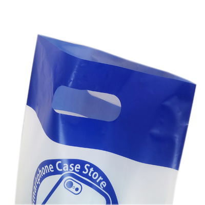 パーソナライズされた色 小さなプラスチックハンドル 強力なポリプラスチックパッケージングのためのショッピングバッグ