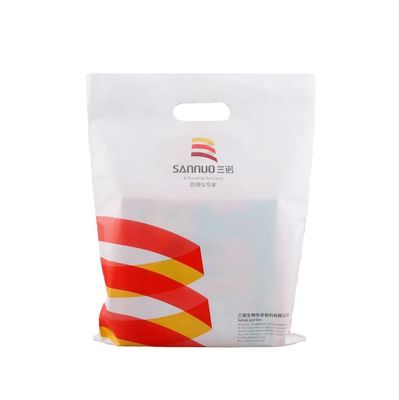 パーソナライズされた色 小さなプラスチックハンドル 強力なポリプラスチックパッケージングのためのショッピングバッグ