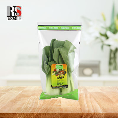 新鮮な野菜の包装 防霧プラスチック袋 オーダーメイドロゴ