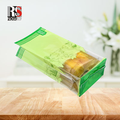 プライベート・レーベル・パーティ 透明・オップ・フラット・ボトム・バッグ 自然食用食品包装袋