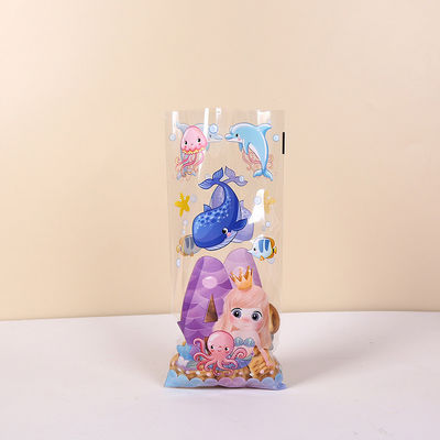 リサイクル可能 カスタムプリント セロファンのプレゼント包装袋 パーティーのトリートメント 100のパッケージ