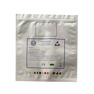カスタマイズされたサイズ LED ストライプ  Zip Lock 電子包装用のプラスチック製紙包装袋