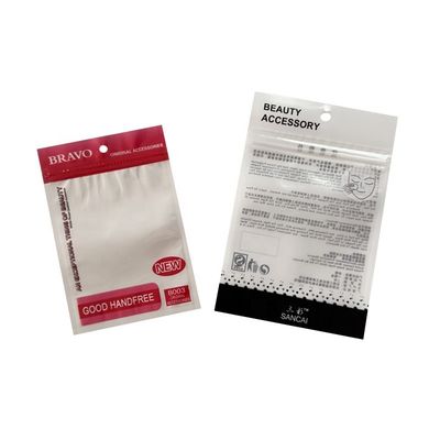 電子包装 OPP / CPP 材料構造から作られた透明フロントプラスチックジップロック袋