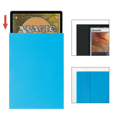 カスタム ブラック レイニング プレミアム 驚くべき強度 抗光 Mtg マット 取引カード袖