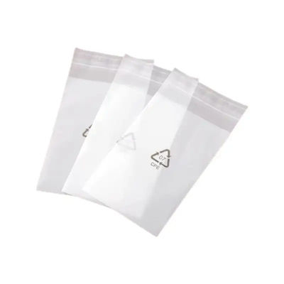 カスタム 透明 透明 Cpe パッキング 包装のための自己粘着性プラスチックバッグ