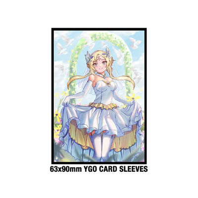 カスタムアニメ ユギオ スタンダードサイズ 62x89mm 固形アート プリントゲーム プラスチック 取引カード袖
