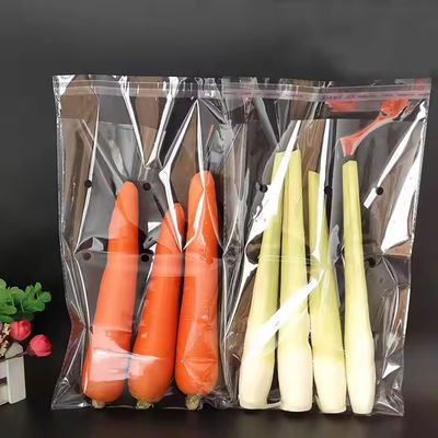 カスタマイズされた微多孔性自己粘着包装袋 野菜食品包装用 安全で信頼性があります