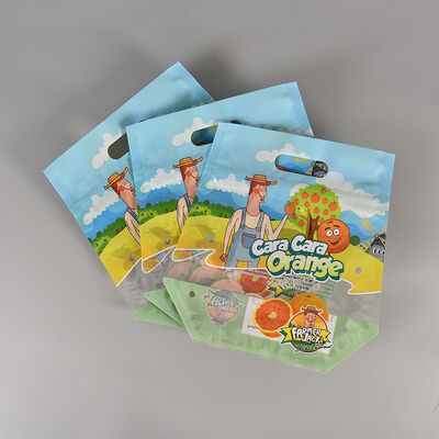 カスタムプリント 再封印可能 透明性 透明性 プラスチック 野菜 バッグ 食品級  Ziplock 鮮果 包装 バッグ