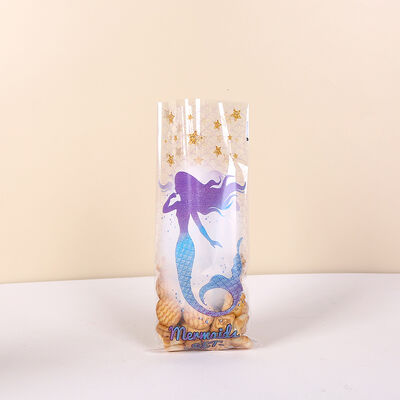 カスタム ユニークなデザイン トリートメント クリスマス ハロウィン パーティー チェロ 装飾や保管用のプラスチック袋