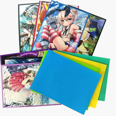 テクスチャ付き グロシー カスタム マット ゲームカード袖 精巧な印刷 取引カード袖