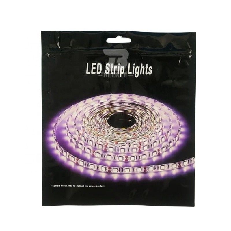 カスタマイズされたサイズ LED ストライプ  Zip Lock 電子包装用のプラスチック製紙包装袋