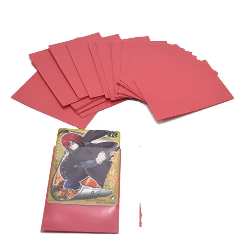 カスタムロゴ ODM クリア ソフト プラスチック トレーディング ゲーム カード 保護 袖 アニメ Yugioh Mtg Tcg