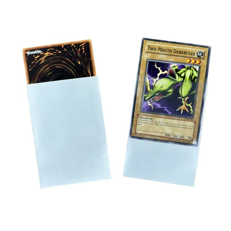 純白プレミアムTCGカード袖 ドラゴンシールド バックリング・袖 デッキカード保護具