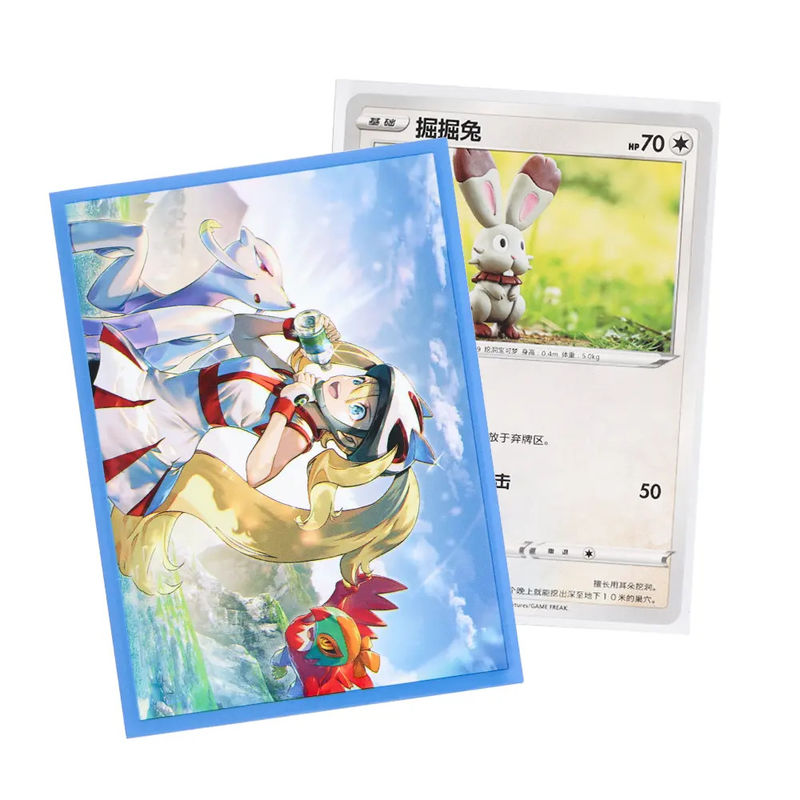 カスタムプリント パターン クリアアート カード袖 ファッションスタイル MTG スタンダードサイズ ゲーム カード用 PP 素材から作られています