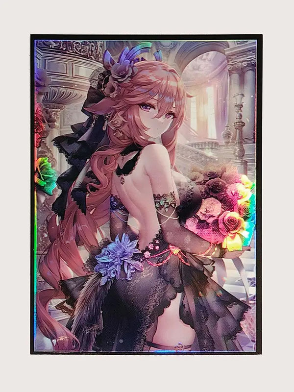 カスタム標準サイズ印刷 67 X 92mm ホロホログラフィック MTG TCGボードゲーム アートカード袖