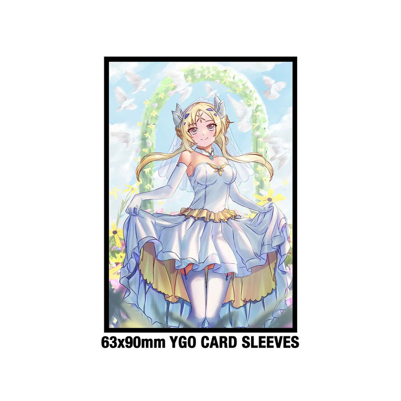 カスタムアニメ ユギオ スタンダードサイズ 62x89mm 固形アート プリントゲーム プラスチック 取引カード袖