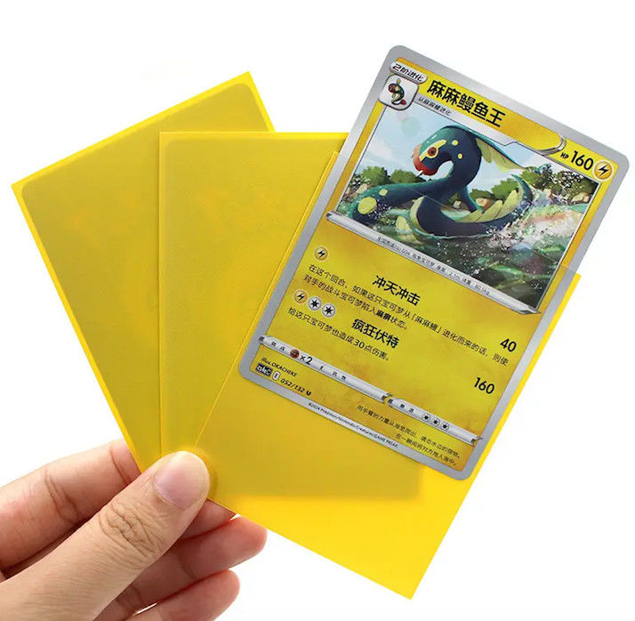 14色 ゲームカード保護具 マット インテリア クリスタル クリア MTG スタンダード 取引カード 袖