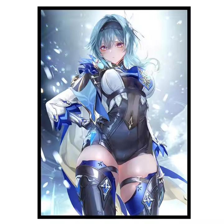 カスタムプリント ホロホログラフィックレーザーマット アニメアート プリント ユギオ MTG TCG 取引ボード ゲームカード