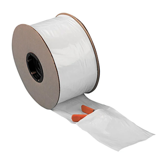 オートバッグシステム用のロール上のカスタムプレオープンPEポリバッグ