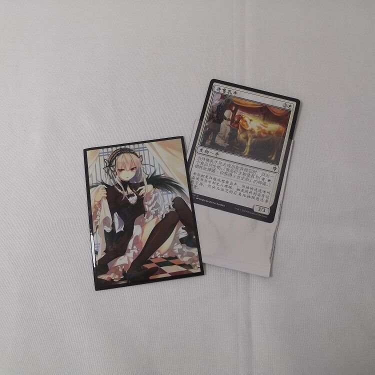 プライベート カスタム プリント アニメ カード 保護 袖 カード ゲーム アクセサリー カスタム アート カード 袖